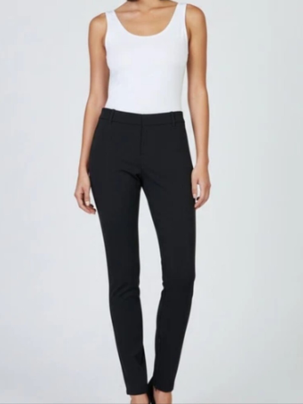 GUCCI Flat Front Trousers With Ankle Zips Black Classic   sz 44/ US 8 New W Tags